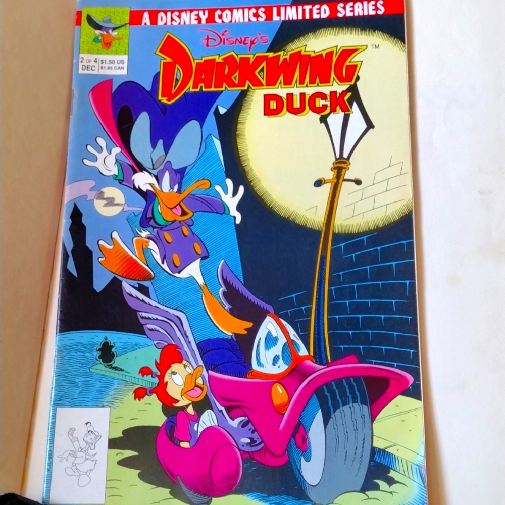 Darkwing Duck Volume Comic #2 Limited Series Good Used Condition.